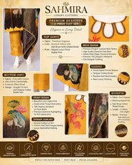 Sahmira Golden Bloom Botanical Elegance Kurta Dress