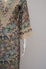 Sahmira Elegant Floral Lace Detailing Luxury Dress